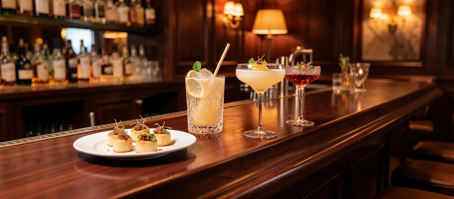 Catering premium i koktajle na barze w Poker Lounge Salamont
